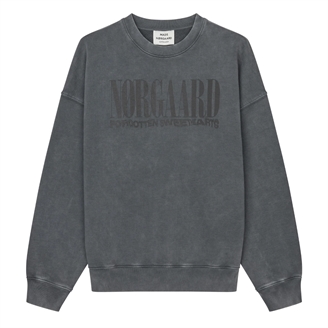 Mads Nørgaard Compact Cotton Atli Sweatshirt Washed Black